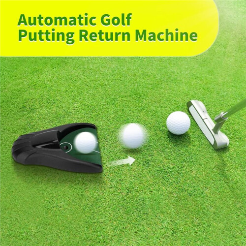 Putting Return Machine Bollar Kickback Elektrisk Return Device Automatisk Putting Return Träningstillbehör