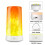 USB Rechargeable LED Flame Lamp Simulates Realistic Flame Effects for Bar Interior Decoration Ambient Night Light 6