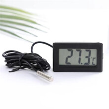 FY-10 Digital LCD Display Embedded Probe Fridge and Freezer Thermometer Sensor for Indoor Temperature Monitoring