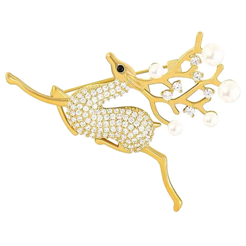 1Deer Clothes Pin Broche Dameskleding