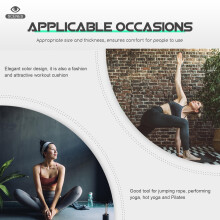 1Fitness Springmat Tpe Lichtgrijs Portable Mat Voor Yoga En Sport