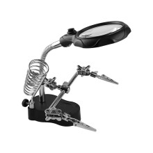 Welding Auxiliary Clip Magnifier Electric Soldering Iron Circuit Board Welding Iron Magnifying Glass Bracket Tools