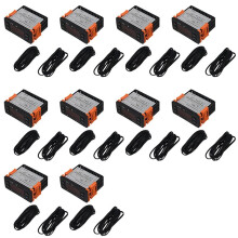 10X ETC-974 Temperature Controller Refrigerator Thermostat Regulator Thermoregulator Thermocouple NTC Dual Sensor