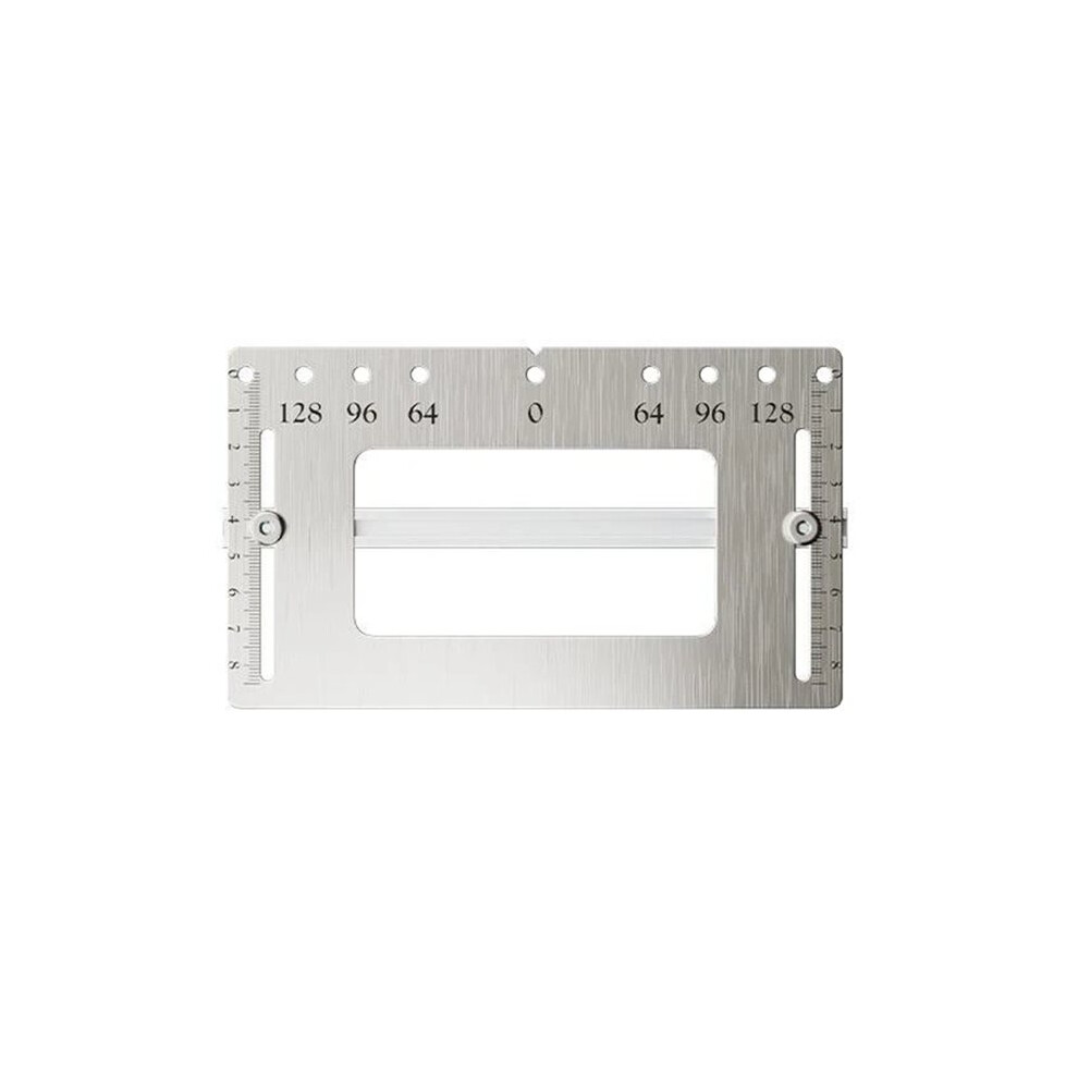 Drilling Positioner Adjustable Stainless Steel Boring Hole Locator For Door Knob Installation Short Style 6033267688197