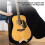 Supporto Portatile In Legno Massello per Chitarre Acustiche e Folk. 1