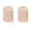 2pc Wardrobe Lazy Compressed Storage Board Dust Cover Storage Artifact Foldable Fabric Down Jacket Peach 1