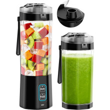 Draagbare Blender/Smoothiemaker voor Onderweg, 700 Ml -Standmixer, Draadloze Batterijmixer voor Smoothies en Proteïneshakes