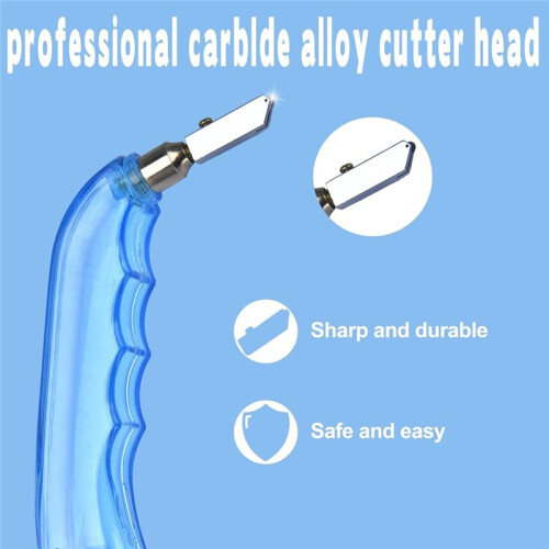 2 Pcs Grip Glass Knives, Thick Glass Knives, Practical Tools,Practical Tools for Personal Carving Use 2