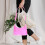 1Outdoor Messenger Bag Roze PVC Schoudertas 5