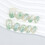Oval Shape False Nail With Artistic Lines Design Artificial Nail 7