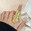 Artistic Open End Ring with Intricate Wrinkled Pattern-Gold 5
