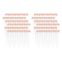 60 Pack 10 Inch High Copper Plate Metal Plant Labels Garden Stake Tags Reusable Planting Gardening Markers