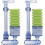 2X Aquarium Filter,Ultra Quiet Aquarium Biochemical Sponge Filter 1