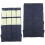 16Vak Closet Shoe Organizer Navy Oxford Stof 1