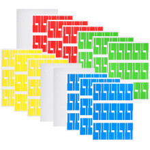 20Kleurrijke Printbare Kabelstickers Voor Computer En Kabelbeheer