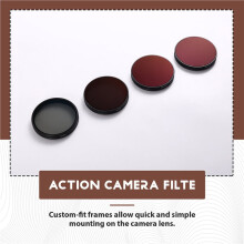 Juego de Filtros ND CPL para la Cámara de Acción para Action6, Kit de Lentes Polarizadas CPL+ND8+ND16+ND32, Accesorios de Fotografía