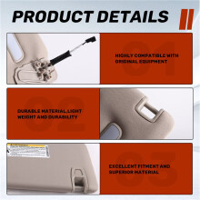 Right Sunvisor Sun Visor 23459643 for 2007-2014 Right