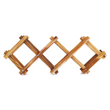 Porte-Vin Home Bar Bière Support De Vin Support De Vin En Bois Pliable Organisateur Présentoir (5 Bouteilles)