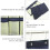 16Vak Closet Shoe Organizer Navy Oxford Stof 4