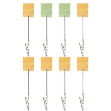 Pack De 8Memo Clip Nom Lieu Porte-Carte Numéro De Table Photo Remarque Stand