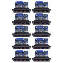 10X 2.1 Channel Digital Power Amplifier Board 2X25W+50W 5.0 Subwoofer Class D Audio Amplifier Board 12-20V