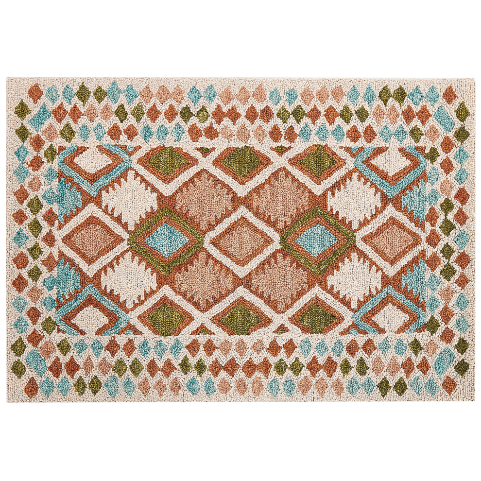 Beliani Rug Ermenek Multicolour 160 X 230 Cm Wool