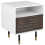 Beliani 1 Drawer Bedside Table RIFLE White 1
