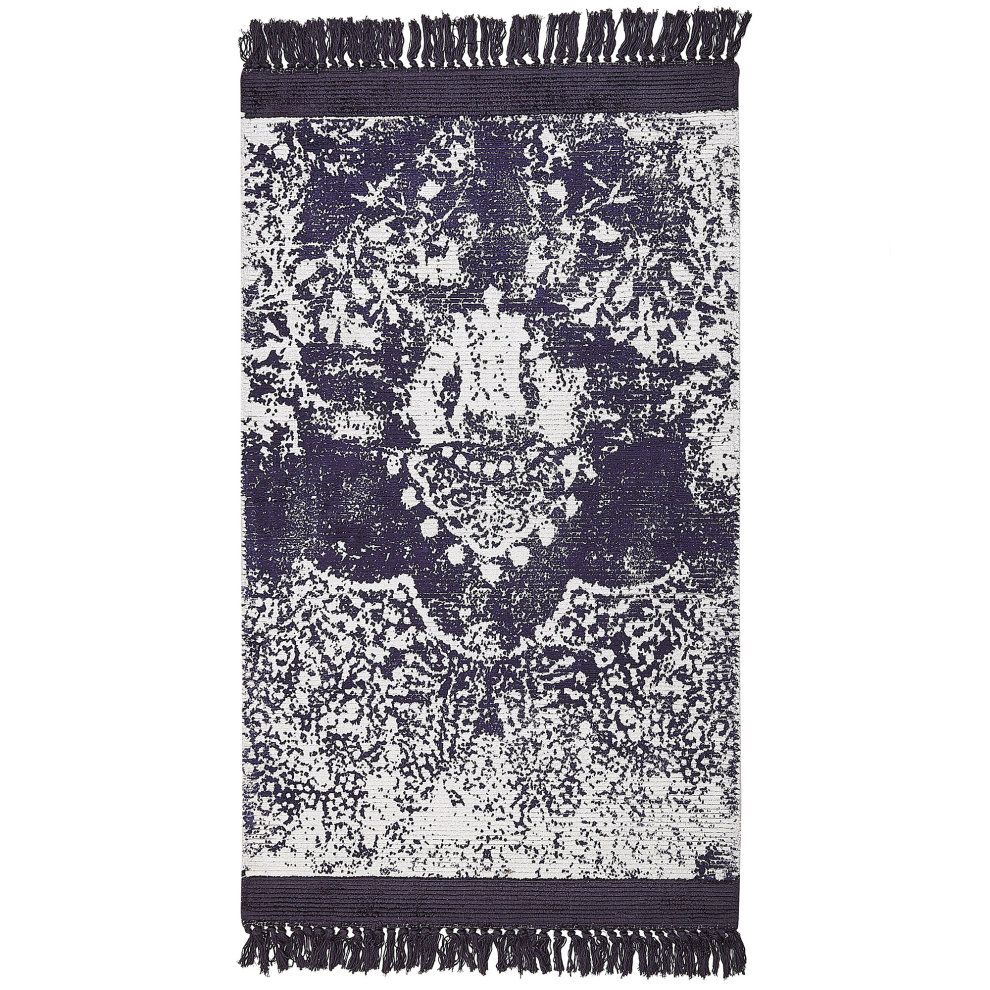 Beliani Rug Akarsu Violet 80 X 150 Cm Viscose