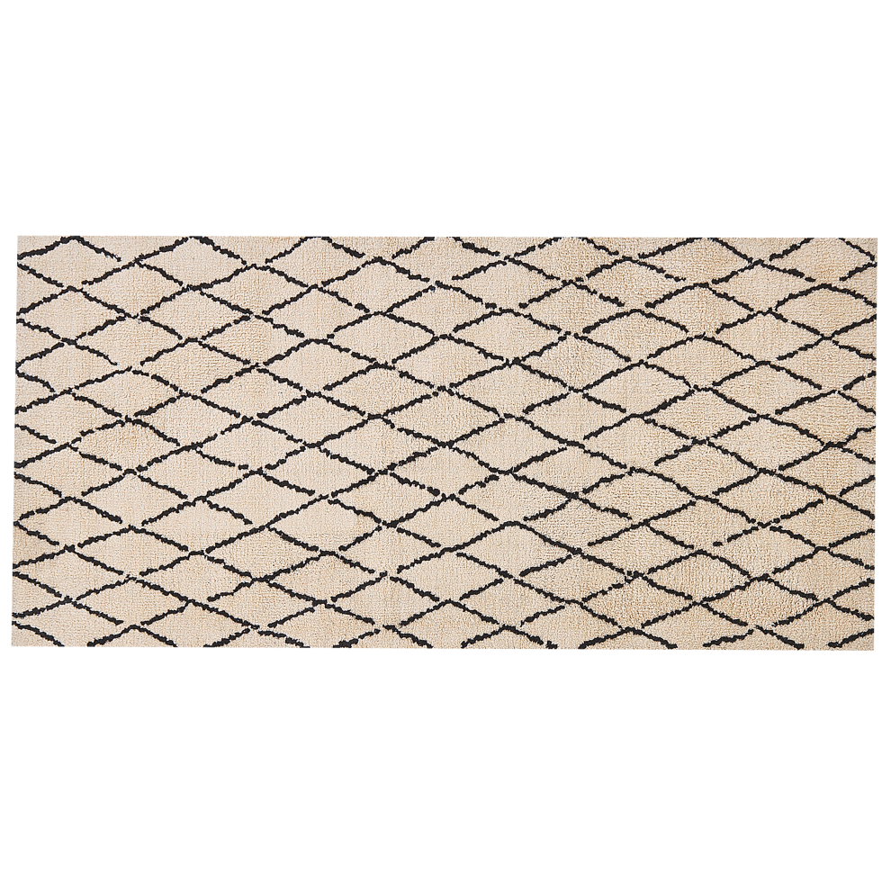 Beliani Rug Midyat Beige 80 X 150 Cm