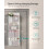 Over-Door Storage Organiser - Fabric - Cloud White - 4 Pockets 3
