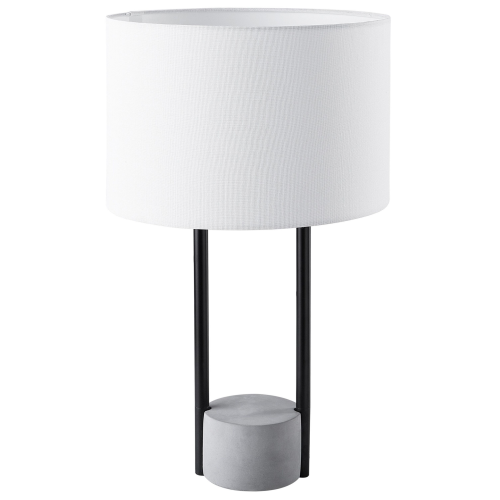 Beliani Table Lamp REMUS Metal White