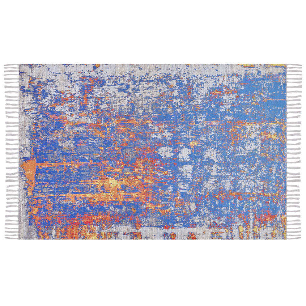 Beliani Rug Acarlar Beige 140 X 200 Cm
