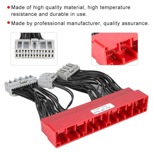 3X OBD Conversion ECU Harness, for    OBD2A to OBD1 Harness ECU Jumper Conversion Wiring 2