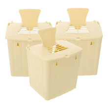 3St Beige Vogelhok Kunststof Nestkast En Huis