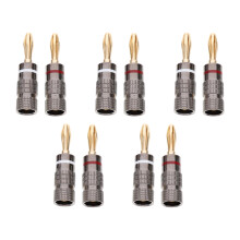 10St Hoogwaardige Banana Plugs Voor Audio Met Dubbele Schroef