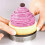 Anéis para Tortas de Aço Inoxidável de 8 Unidades de 2,4 Polegadas, Anel de Musse Perfurado para Bolo 5