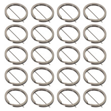 20St Metalen Cirkelringen Voor Sleutelhanger En DIY Sieraden