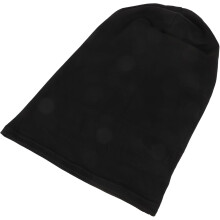 Zwart volledig gezichtsmasker voor cosplay en maskerade, gemaakt van comfortabele, elastische stof, ideaal als Halloweenkostuumaccessoire.