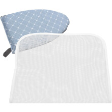 Draagbare mini-strijkplank voor kleding met isolatienet, ruimtebesparende handstoomhandschoen.