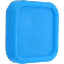 Magnetisch naaldenkussen voor naainaalden, blauwe plastic naaldenhouder met sterke magnetische zuigkracht.
