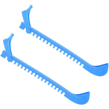 Schaatsbeschermers, slijtvaste beschermhoezen voor schaatsbladen, blauw, verstelbaar.