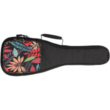 Opbergtas voor ukelele, dik gevoerde draagtas, 61 cm (24 inch), draagbare koffer met voorvak voor gebruik buitenshuis.