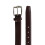 CTM Men's 32 mm Wide Basic Leather Dress Belt 5