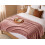 Beliani Blanket TERKE 200 x 220 cm Light Brown 2