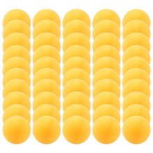 50 Stuks 40 mm Tafeltennistrainingsballen, Pingpongballen, Geel/Wit Willekeurig