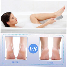 Voetscrubber van roestvrij staal, pedicure-voetrasp voor het verwijderen van eelt, dode huidcellen en exfoliatie.