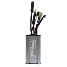 Elektrische Fiets KT-22A Controller 36V/48V 9 Buizen Vierkante SM Connector Controller met Dubbelkoppige Lichtlijn