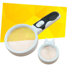 Handvergrootglas met LED-verlichting en lenzen