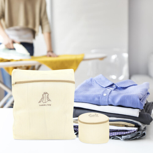 1Set Waszakken Set Van Polyester Met Rits Voor Delicate Kleding 2