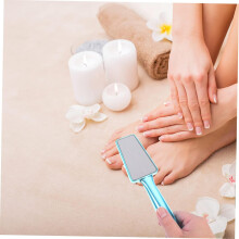 Voetvijl met ergonomische handgreep, pedicuretool, eeltverwijderaar, scrubber voor de voeten.